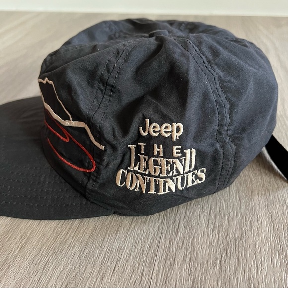Vintage 90s Jeep Legend Continues Motorsports Snapback Hat Cap Promo Nomad - Picture 10 of 10